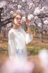 メッシュニットワンピース