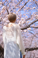 カップ付きバックレースアップキャミソール