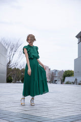 切替ティアードスカート