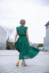 切替ティアードスカート