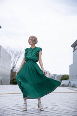 切替ティアードスカート