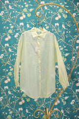 オーガンジーオーバーシャツ