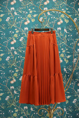 切替ティアードスカート