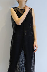 カットメッシュワンピース