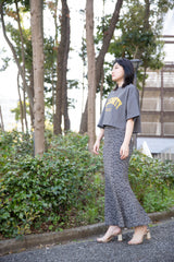 花柄マーメイドフレアスカート