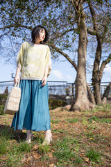 ボタニカル刺繍ドルマンブラウス