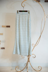 花柄マーメイドフレアスカート