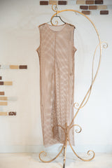 カットメッシュワンピース