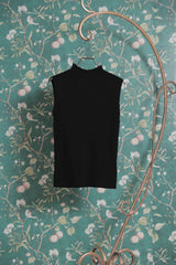 ワイドリブノースリニット