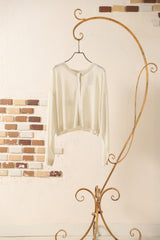 シアーニット2wayカーディガン