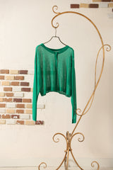 シアーニット2wayカーディガン