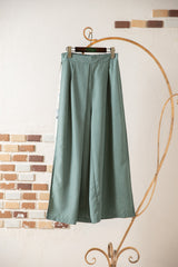 サイドプリントタックパンツ