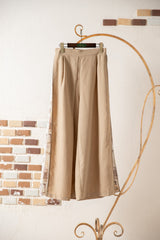 サイドプリントタックパンツ