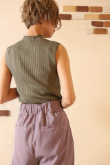 ハイウエストパンツ