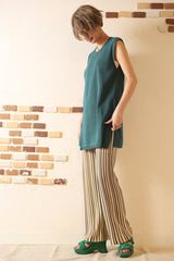 アシメスタックニットベスト