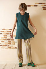 アシメスタックニットベスト