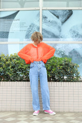 シアーニット2wayカーディガン