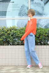 シアーニット2wayカーディガン