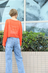 シアーニット2wayカーディガン