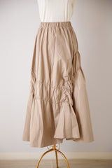 シャーリングタフタスカート