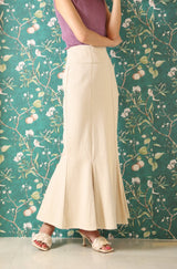 デニムハイウエストスカート