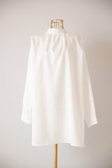 プリーツスリーブブラウス