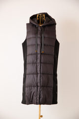 サイド切替CLOMAX中綿ロングベスト