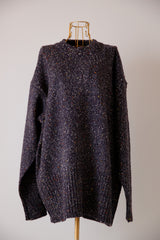 カラーネップニットプルオーバー