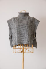 モヘアタッチケーブルベスト