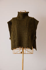 モヘアタッチケーブルベスト