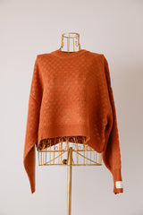 リバーシブルショートニットプルオーバー