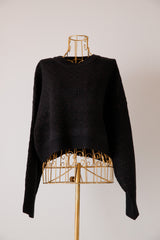 リバーシブルショートニットプルオーバー