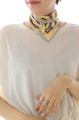 馬具柄ミニスカーフ