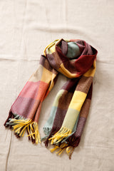 ブロックチェックストール