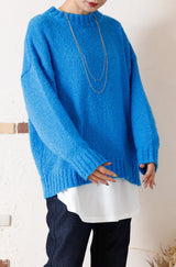 ブークレー天竺チュニックプルオーバー