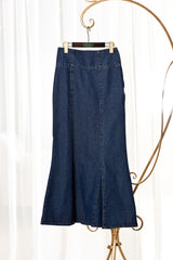 デニムハイウエストスカート