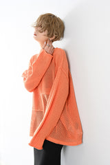 メッシュ編切替プルオーバー