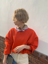 スウェットライクプルオーバー