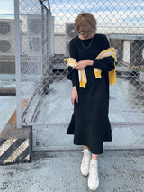 スウェットライクマーメイドワンピース