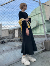 スウェットライクマーメイドワンピース