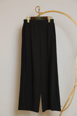 サイドプリーツワイドパンツ