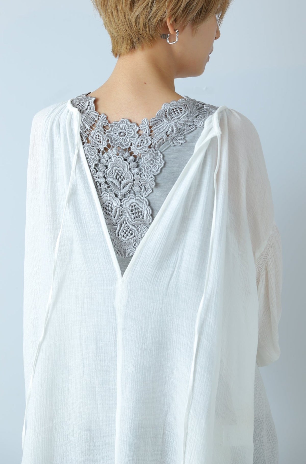 HISCHRONE レース編みタンクトップ ホワイト レースインナータンクトップtf003 ホワイト – [公式]SAISON DE