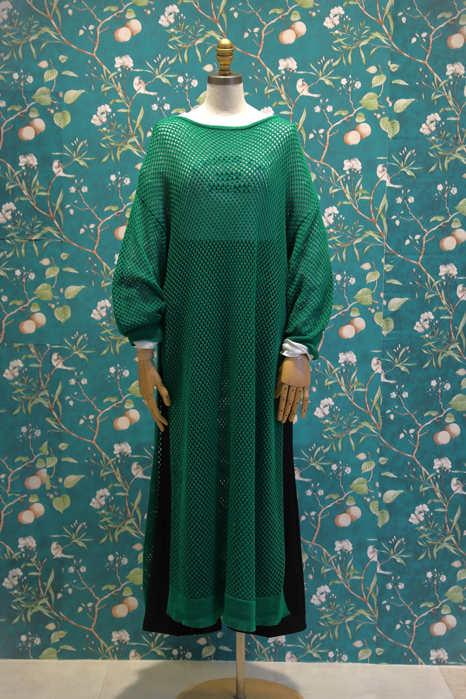 【hoss intropia】ニットワンピース SIDE OPENロングニットワンピース[品番：MKSW0064885]｜GYDA